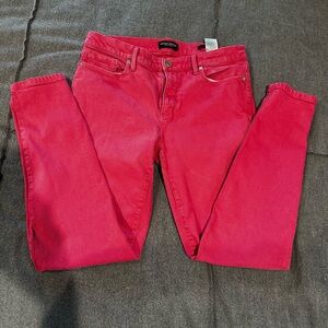 Banana Republic Red Denim Jeans